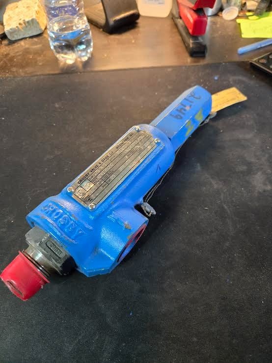 CROSBY 951101MA 125PSIG 125 PSIG RELIEF VALVE TESTED SALE $299