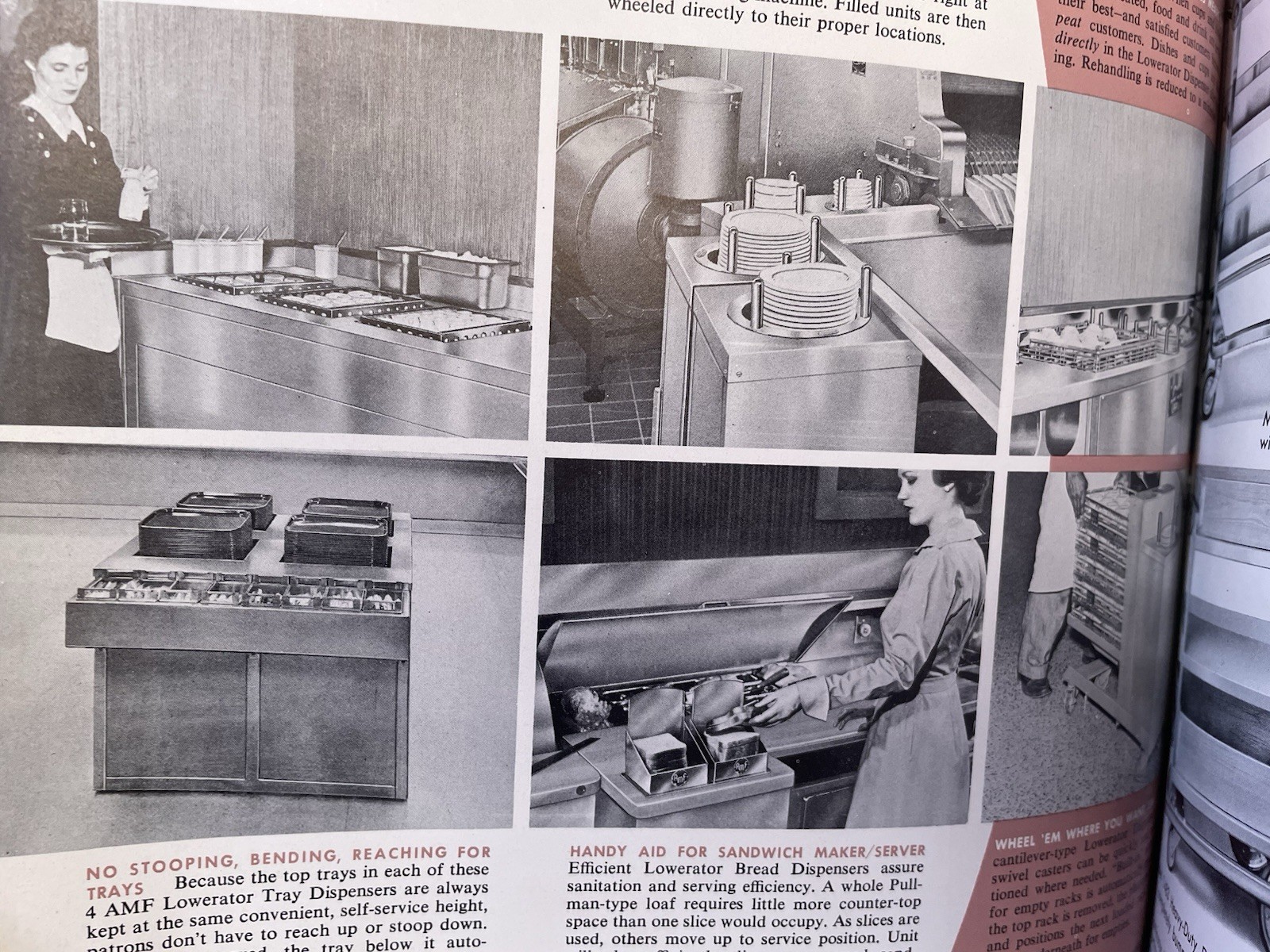 1950’S Commercial Kitchen Equipment brochures 20+ pages North Senior HS MA MCM