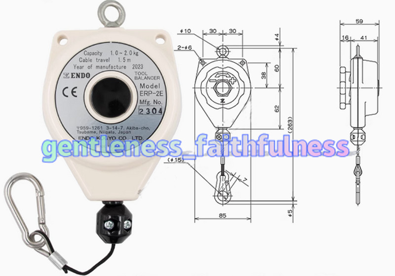 1pc new for Mini Balancer ERP-2E 1-2KG self-locking spring balance hook