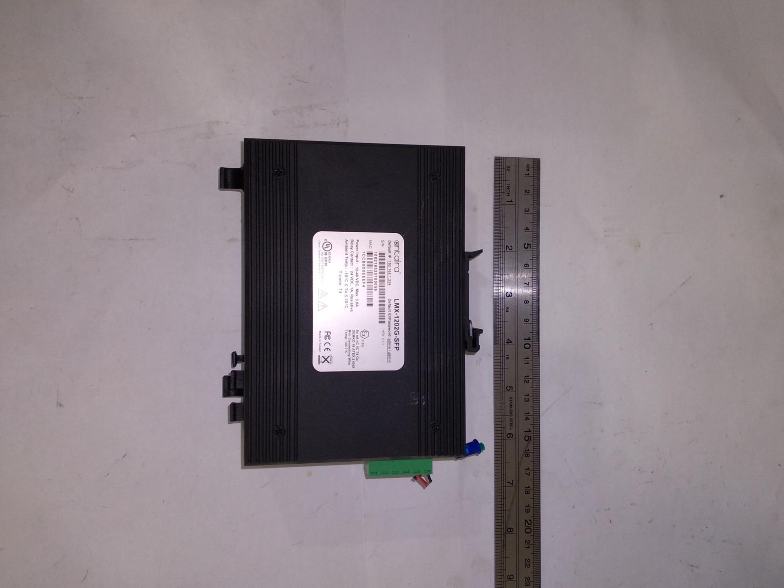 ANTAIRA LMX-1202G-SFP 12-48VDC 3.A 24VDC 1A