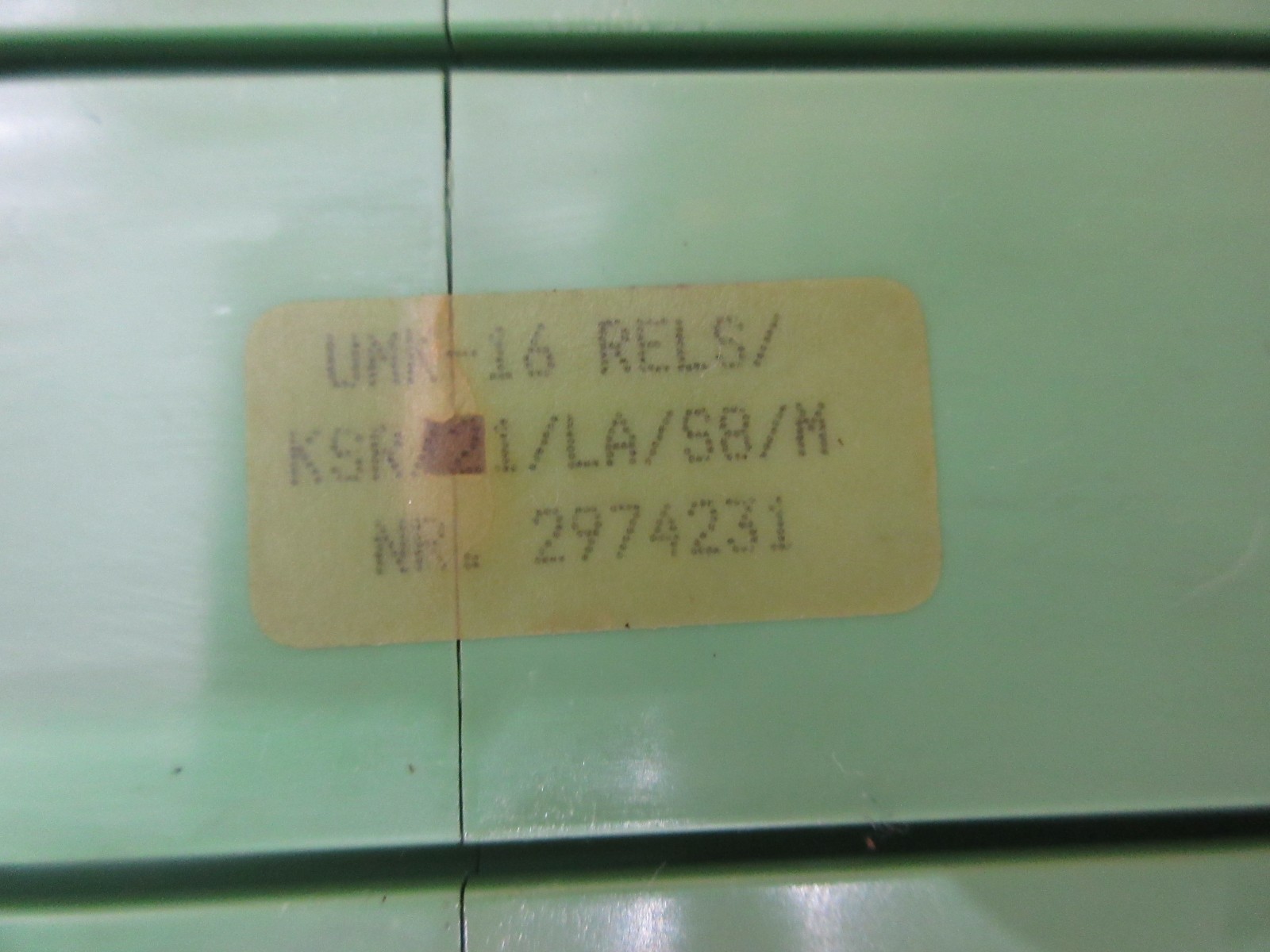 TORNOS BECHLER ENC-164 UMK-16 RELS KSR/21/LA/S8E/M 2974244 LOT OF 2 PIECES