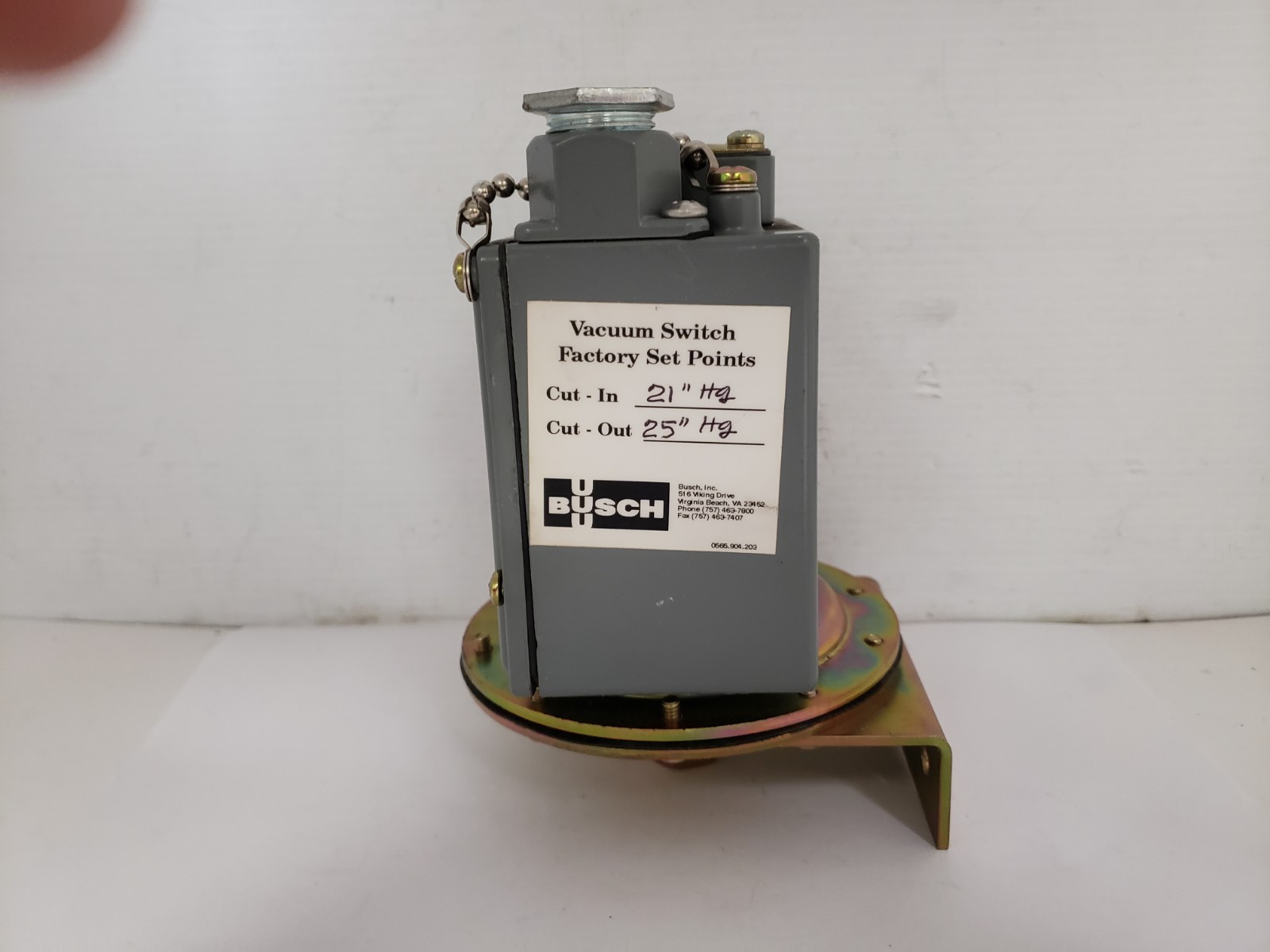 SQUARE D 9016GAW-21 VACUUM SWITCH ELECTROMECHANICAL 3A SERIES C