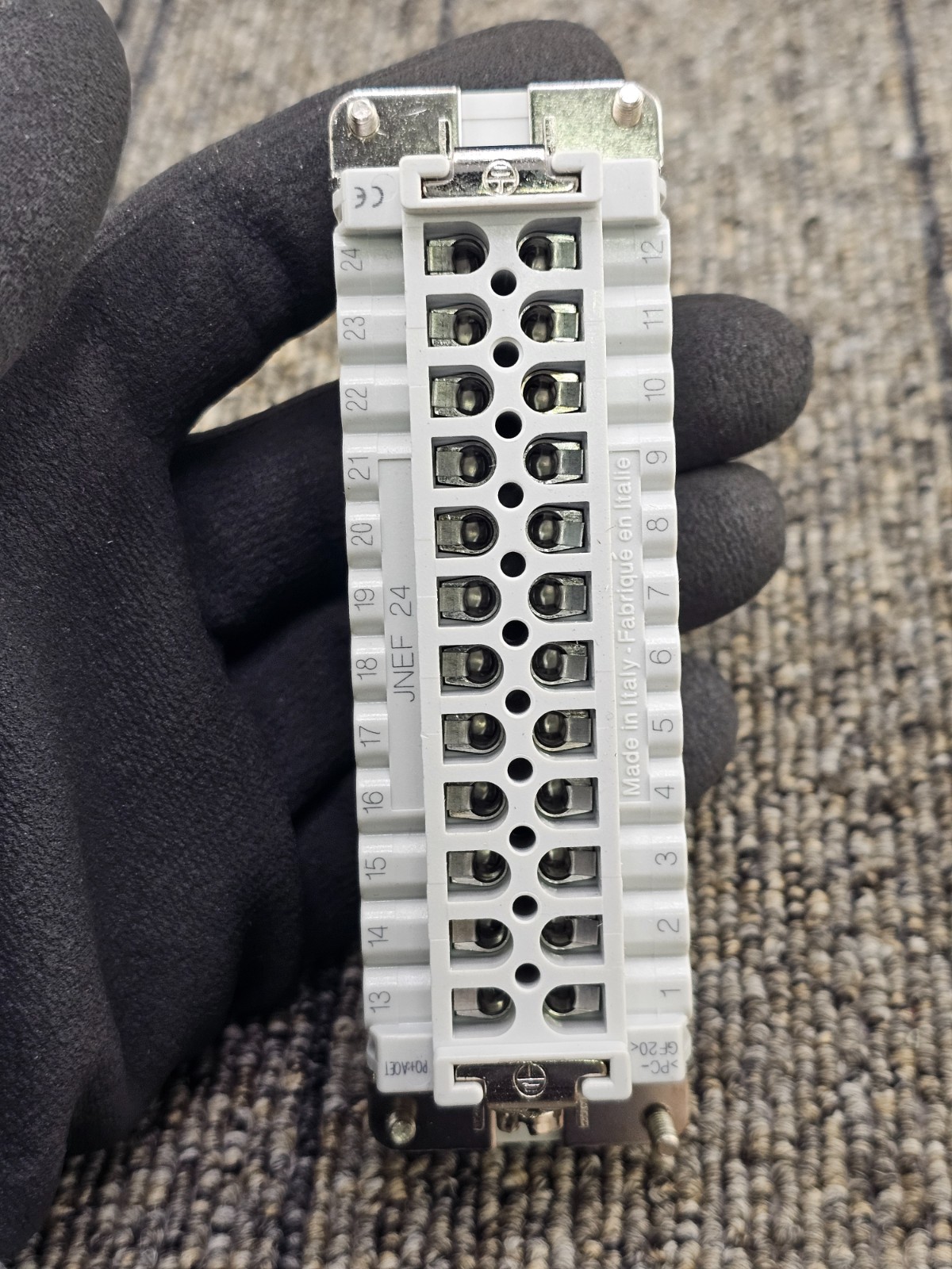 ILME JNEF24 Industrial Female Connector Secure Multipole Insert 24P 16A 500V
