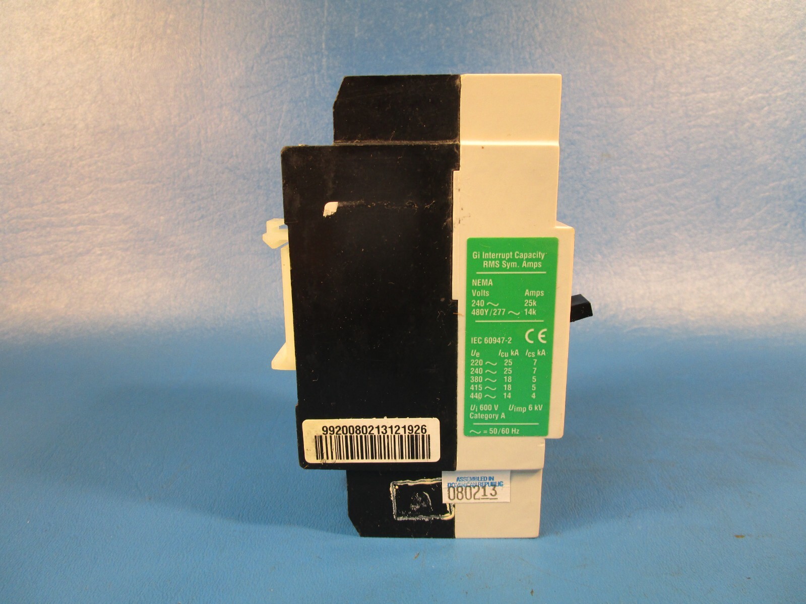 Cutler Hammer GI2050G7, Circuit Breaker, 240 VAC, 2 Pole, 50 A, DIN Rail Eaton