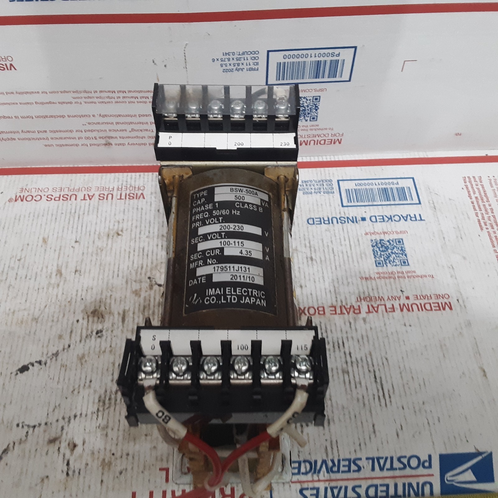 Imai Electric BSW-500A 500 Mfr. No. 179511J131