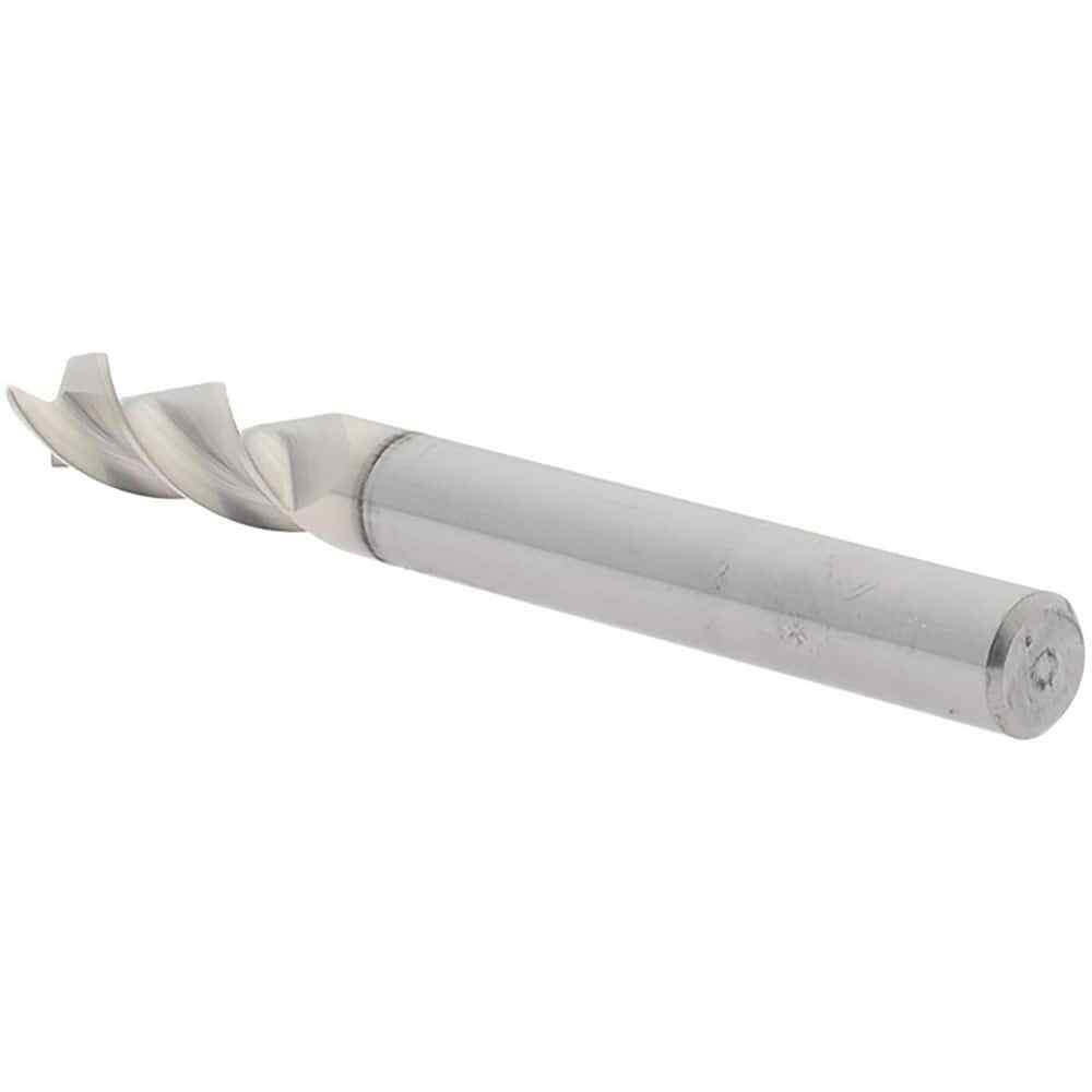 SGS 34731 Square End Mill: 1/4″ Dia, 3/4″ LOC, 1/4″ Shank, 2-1/2″ OAL, 3 Flutes