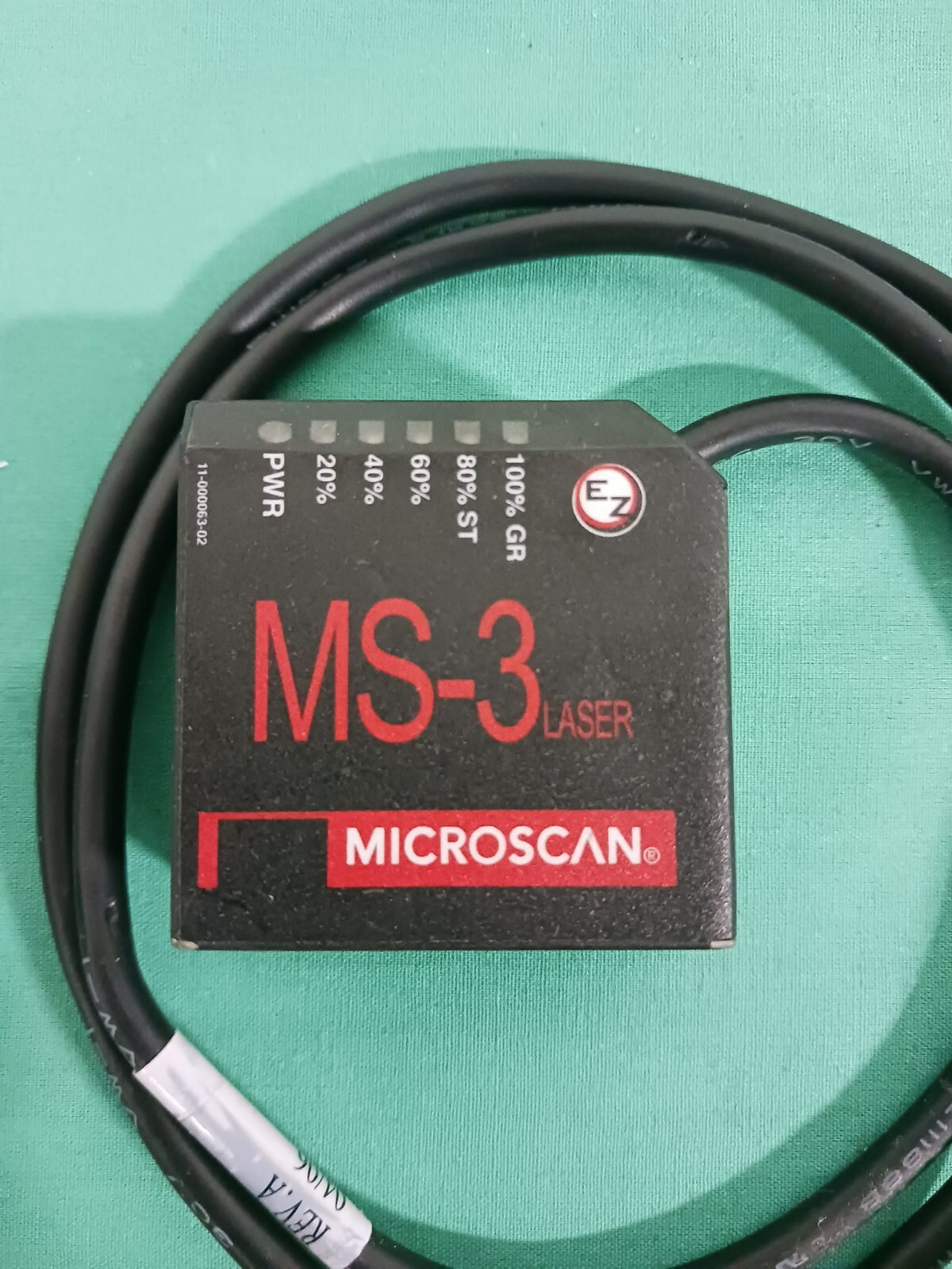Microscan MS-3 Compact Laser Barcode Scanner FIS-0003-0002G