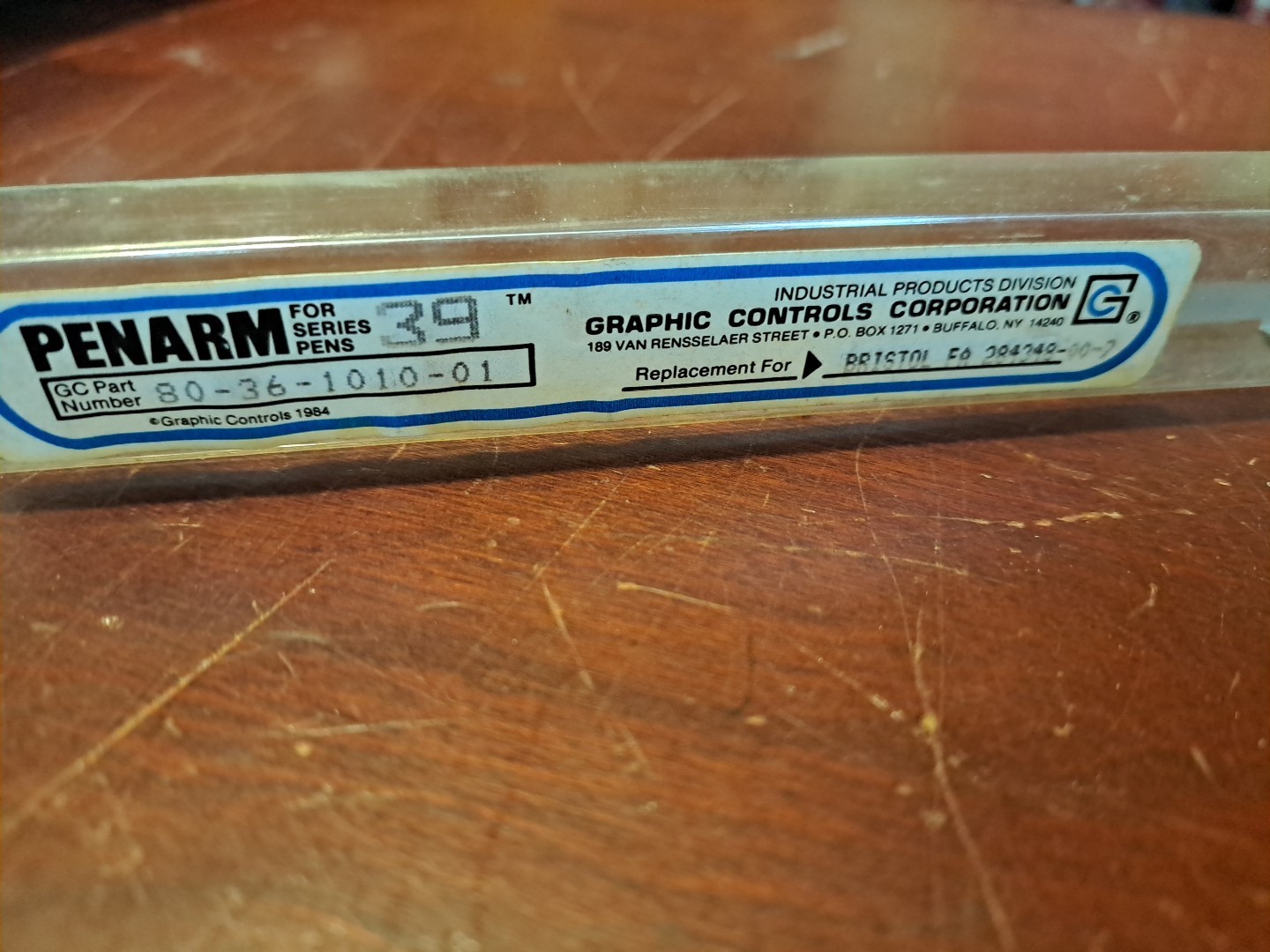 Graphic Controls 80-36-1010-01 Series 39 # 8036101001