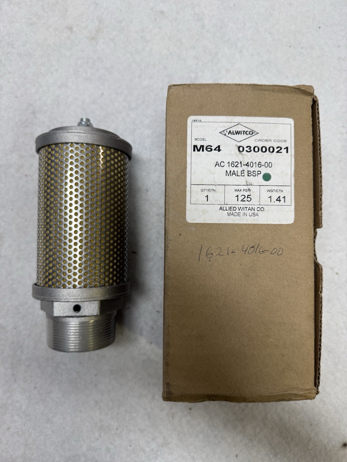 Alwitco Model M64 Male NPT 2” Mini Muff