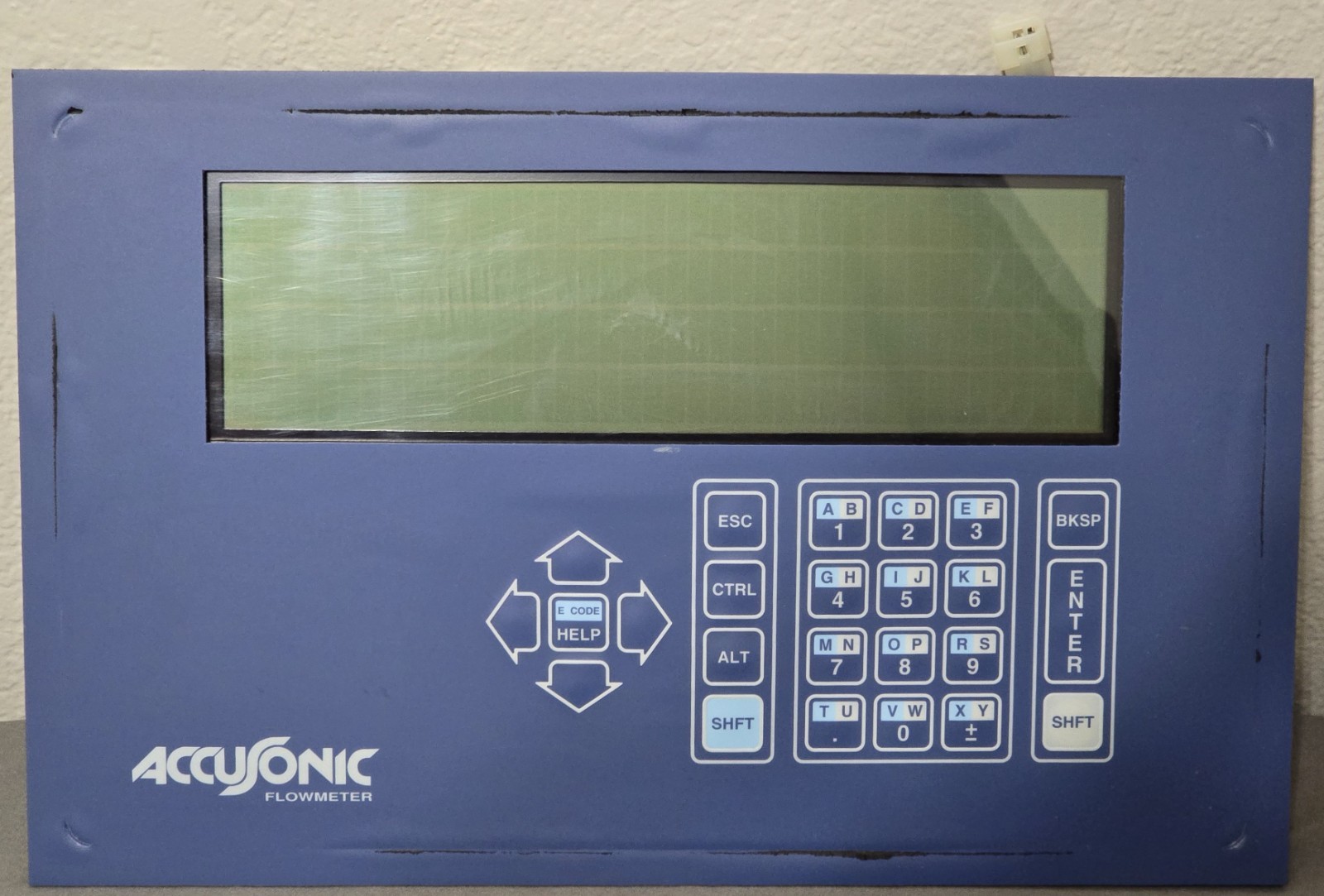 ORE Accusonic/Accusonic Flowmeter 7500 Display Panel w/7500 RB 0089 Pre-Owned #1