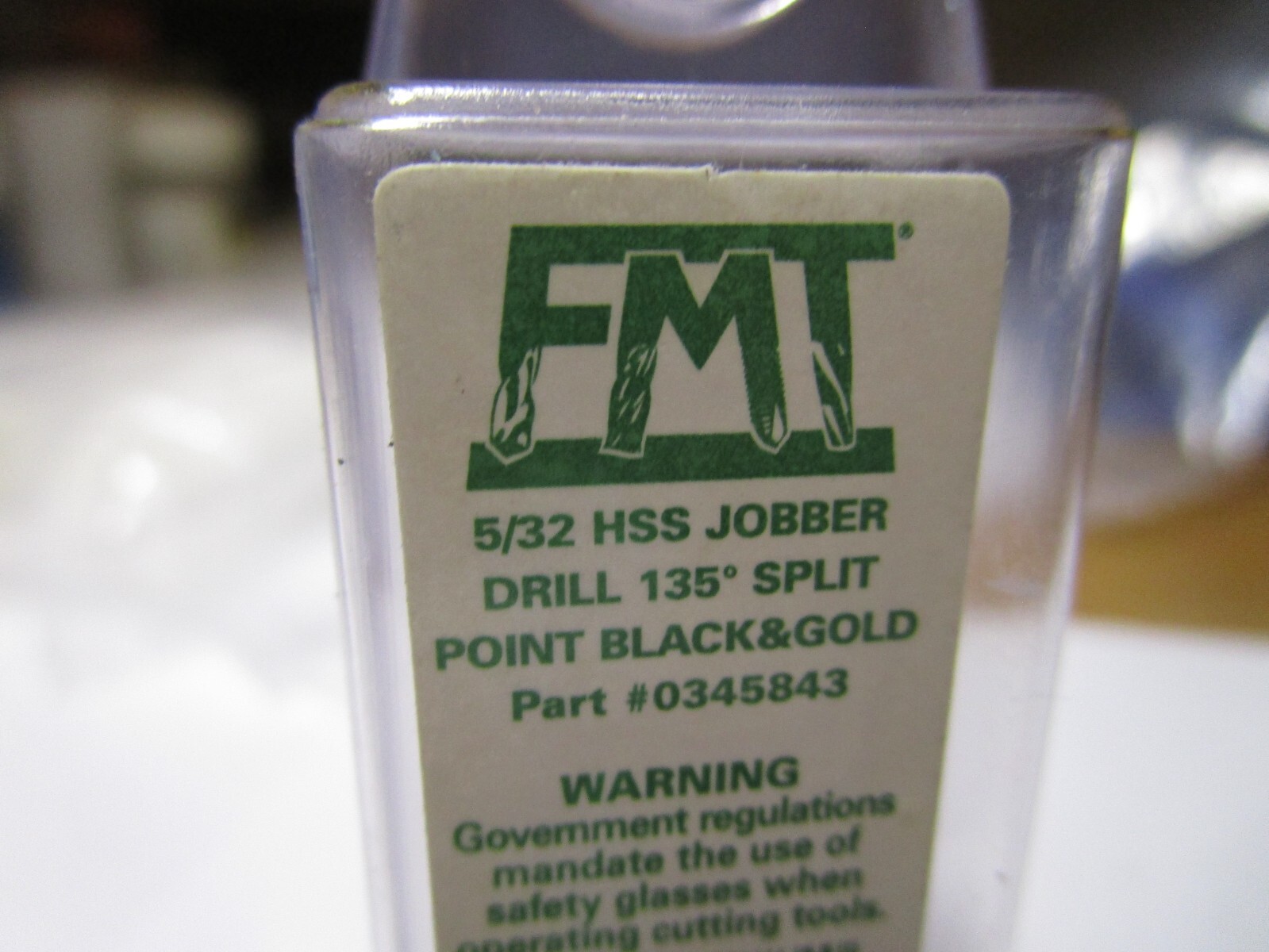 5/32″ HSS 135° Split Point Black and Gold Finish ORMADUS® Jobber Drill QTY 12