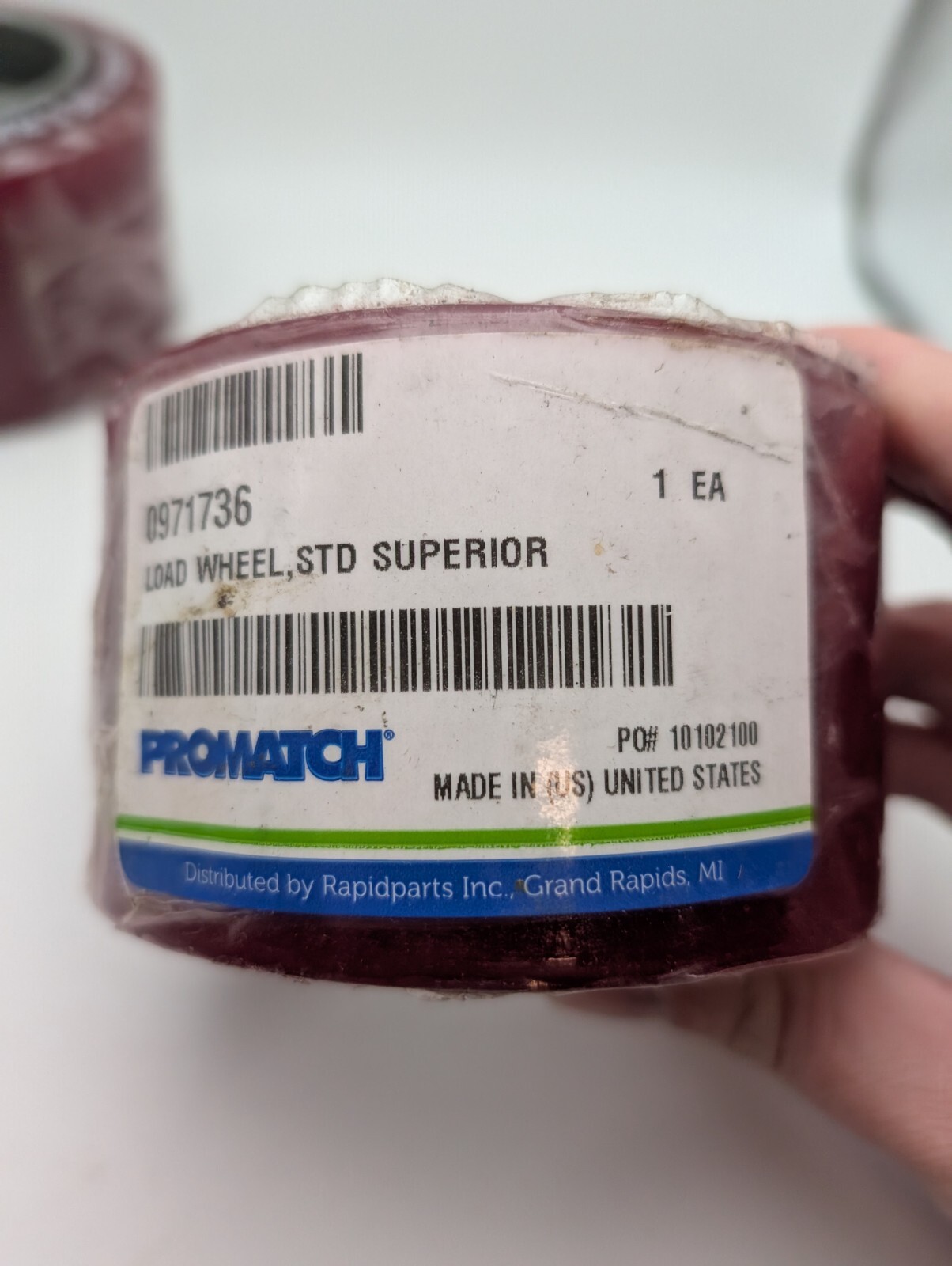 Rapid Parts 0971803 Forklift Load Wheel Ply-STD (Unused, Storage Wear)