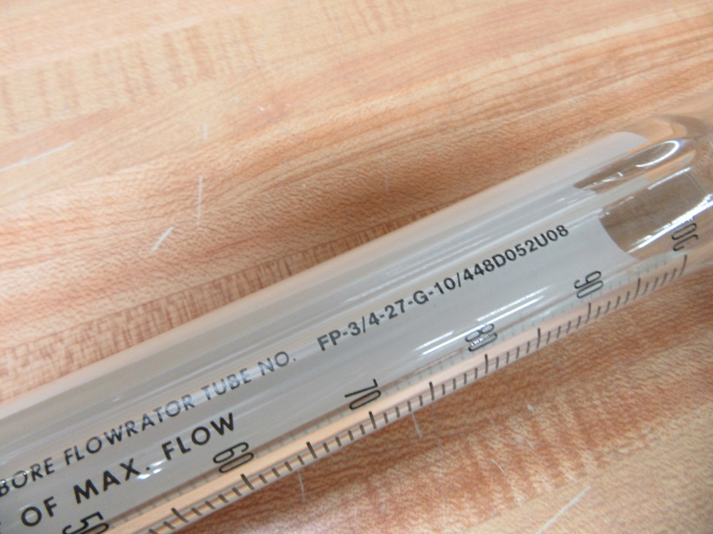 Fisher & Porter 448B686U01 Flowrator Tube FP-3/4-24-G-10