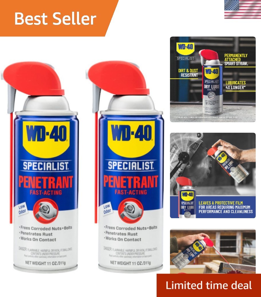 Penetrant with Smart Straw, Twin-Pack 11 OZ