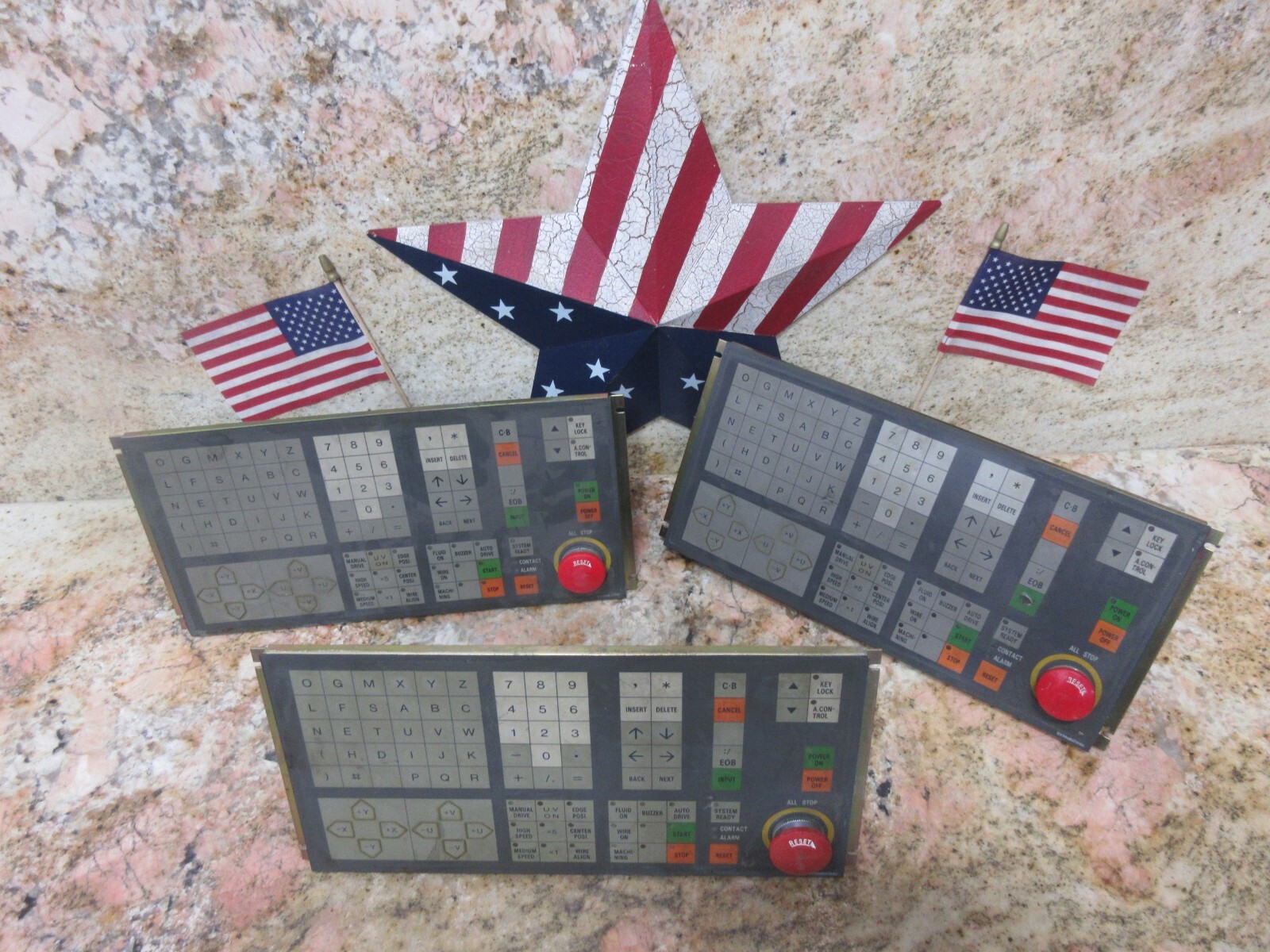 MITSUBISHI CONTROL PANEL BY998B921H01 FP5-MD46 N130-5105 KS-WXHO-1 LOT OF 3 PIEC