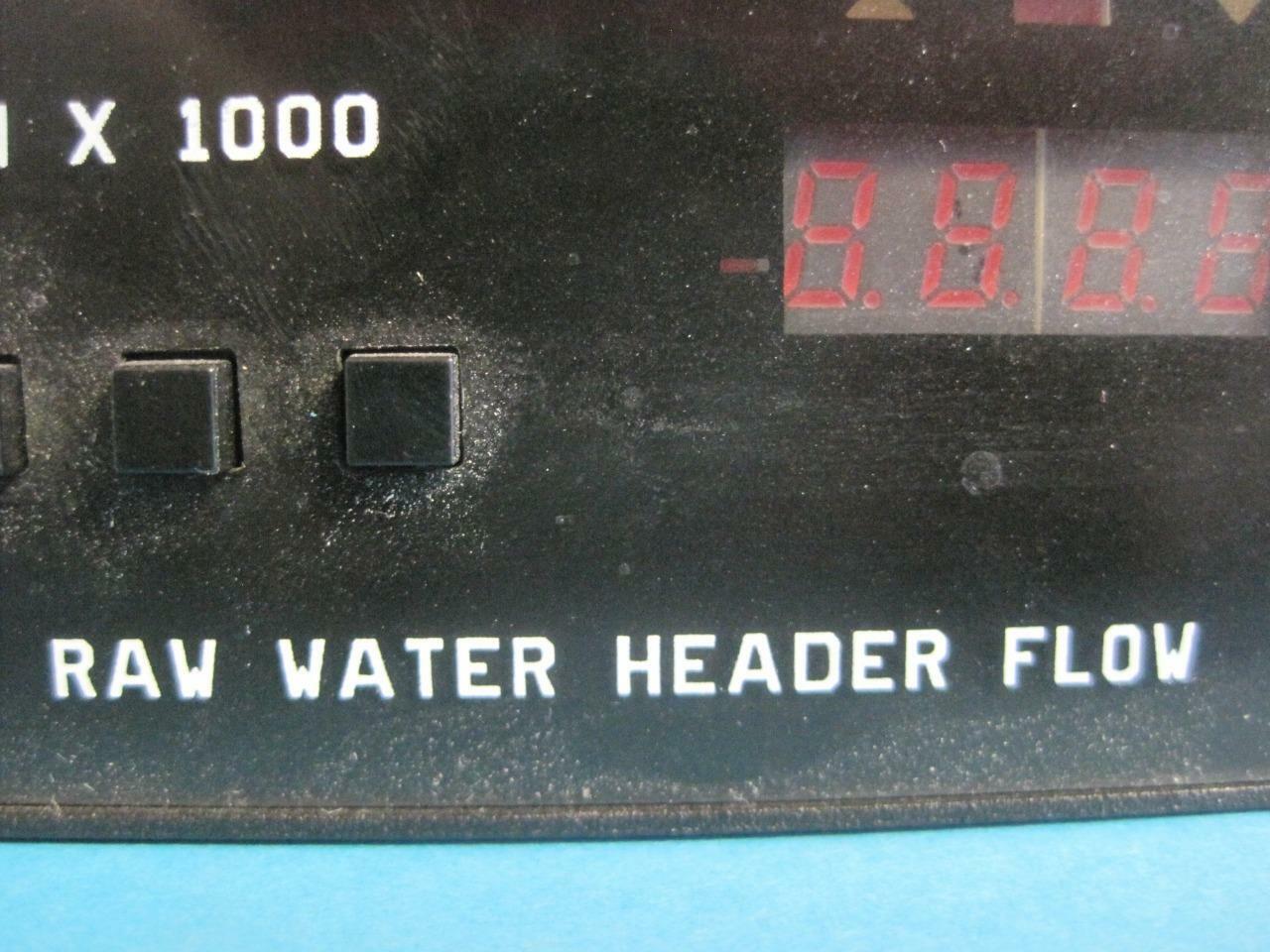 AMETEK DIXSON DISPLAY 0-12 GPM x 1000 MODULE BT033P RAW WATER HEADER FLOW