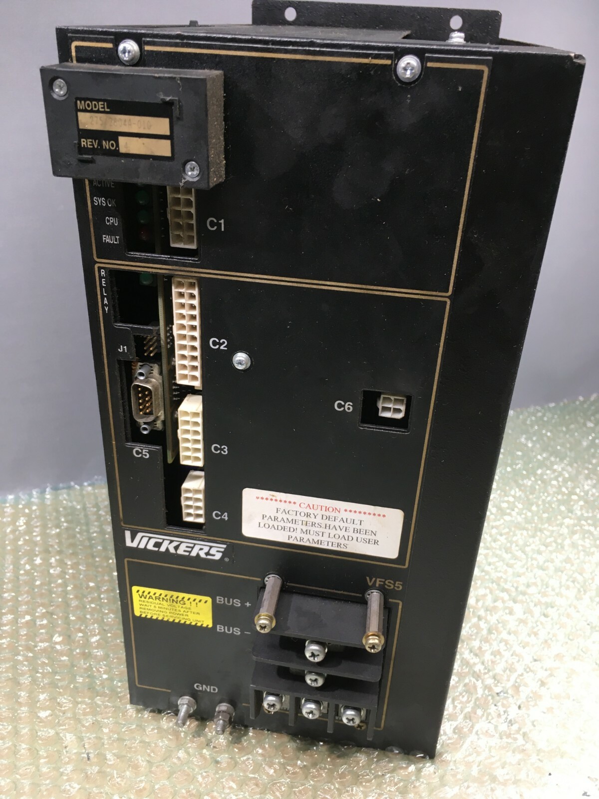 VICKERS POWER SUPPLY VFS5275002602604AVFS5 275/2604A-010 5200281013 REV. 4