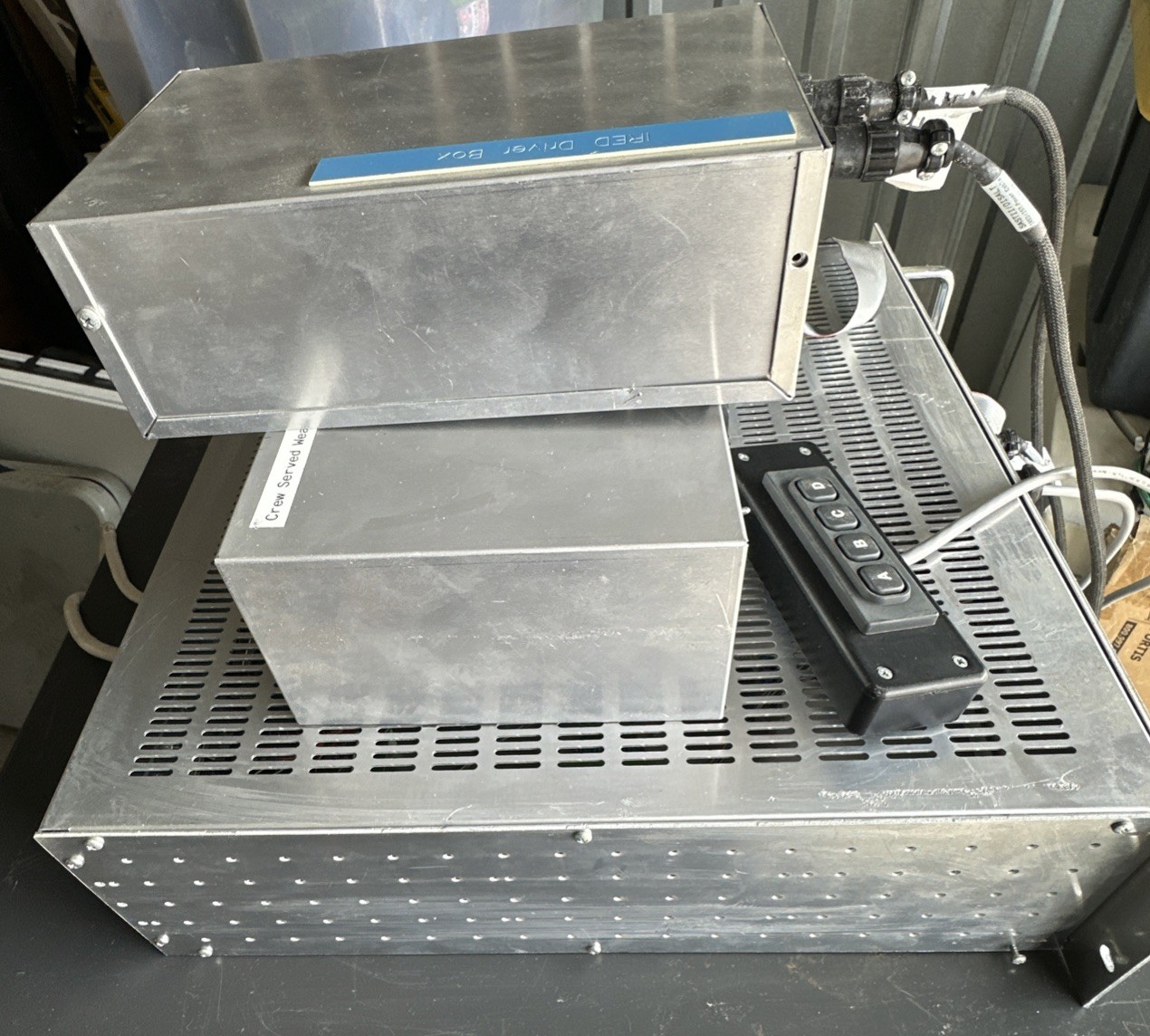 Custom Crew Served Weapon Interface Module Ired Driver Box, Cables & Controller