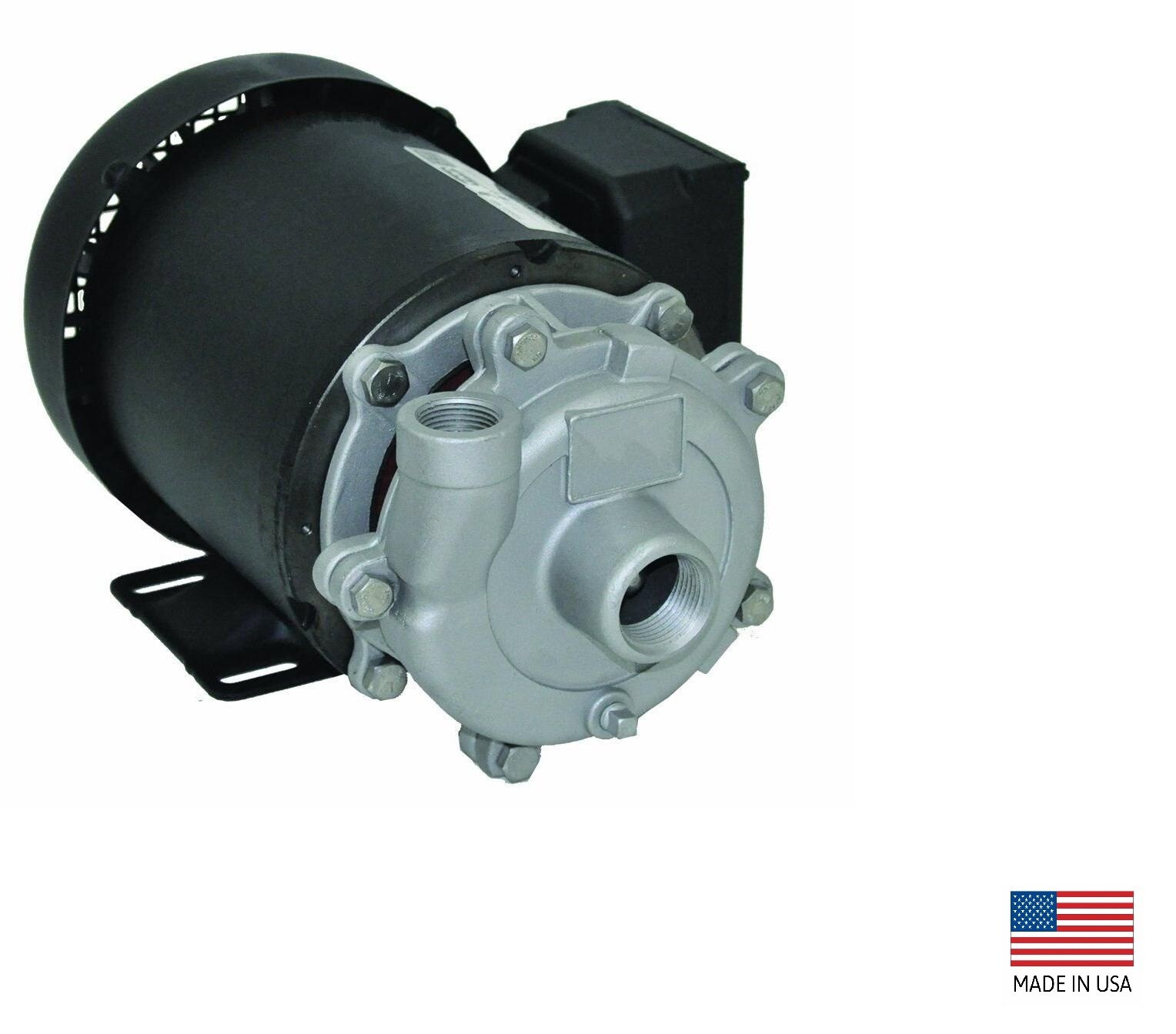 CENTRIFUGAL PUMP Stainless – 1-1/4″ In – 1″ Out – 1.5 Hp – 115/230V/1P – 79 GPM