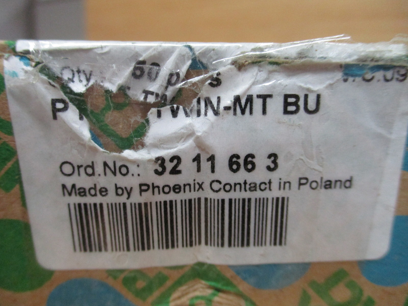 Phoenix Contact PT 2,5-TWIN-MT BU Terminal Block 3211663 (Pack of 5)