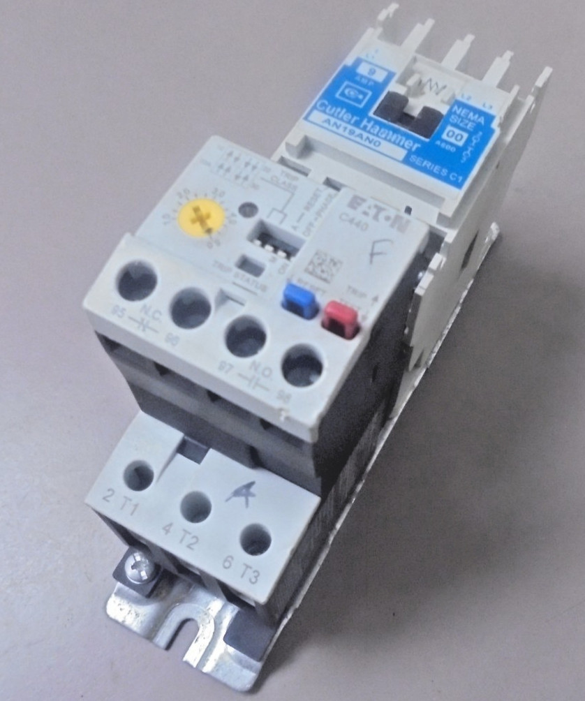 Cutler-Hammer AN19AN0 Motor Control Starter / C440 Relay
