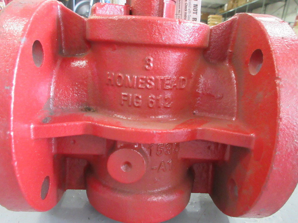 Homestead 0612001030 Flanged Plug Valve 3CI612
