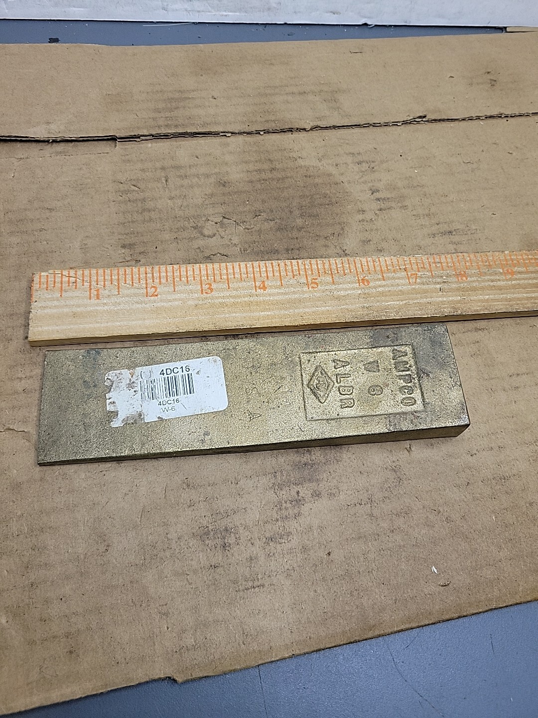 Qty: 1 Ampco 4DC16 Non-Sparking Flange Wedge 7 X 2 in X 3/4 in