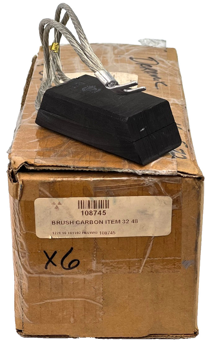 South-Land Carbon 32-48-1221 Brush, Carbon, 32481221 (1 x 1.5 x 3.25″) — QTY 6