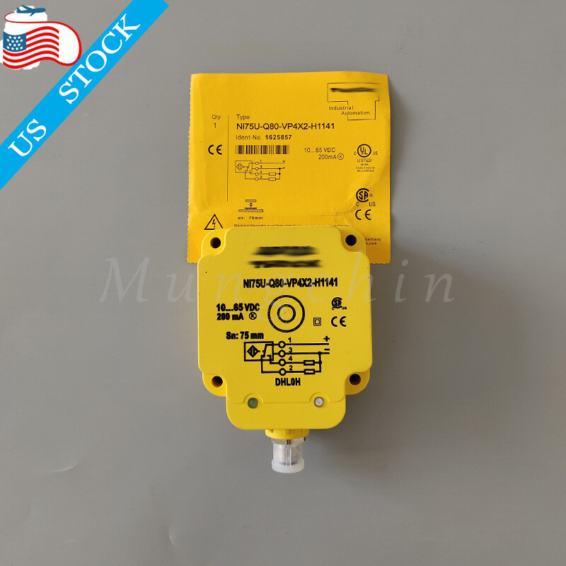 Inductive Proximity Sensor Switch 10-65VDC 75mm For Turck NI75U-Q80-VP4X2-H1141