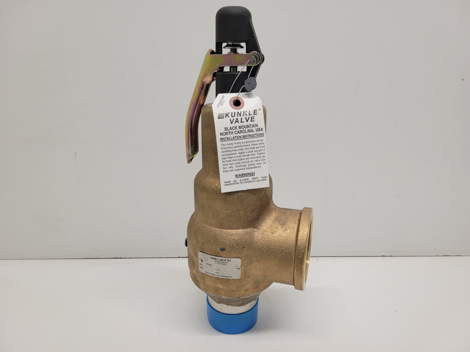 NEW OLD STOCK! KUNKLE 125PSIG SIZE 2 STEAM RELIEF VALVE 6030JHM01-LM-125