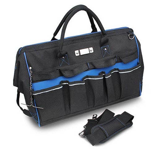 IDEAL Electrical 37-012 Pro Series Large Mouth Bag with 26 Pockets
