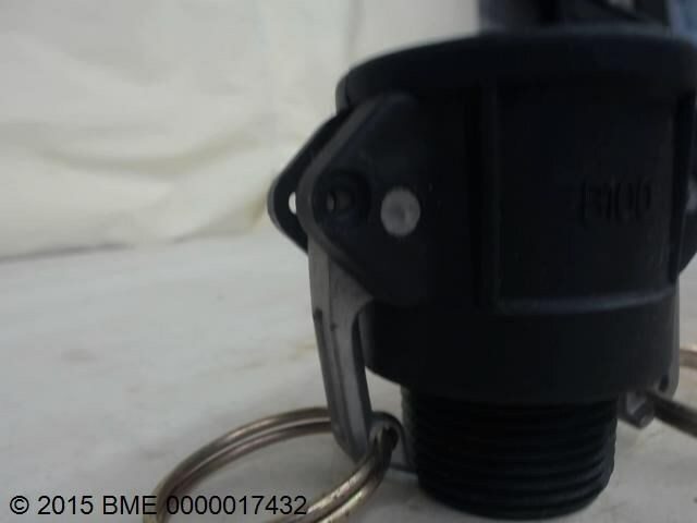 Lot Of 3 B100 Pvc Camlock Fittings