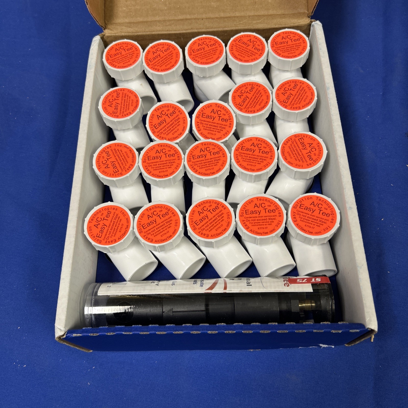 New A/C Easy Tee 20 pack contractor kit with tool Solution Technologies ET 75CP