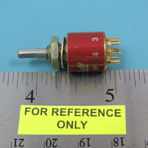GRAYHILL 50P45-01-1-05N Qty of 1 per Lot Rotary Switch 5 Position SP5T 150mA