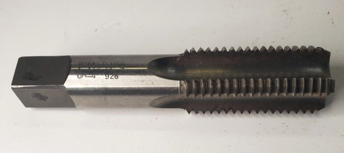 UNION BUTTERFIELD HSG 1-1/4-NC 7 GH-4 926 4 STRAIGHT FLUTE 2-5/8″ LOC 5-7/8 OAL