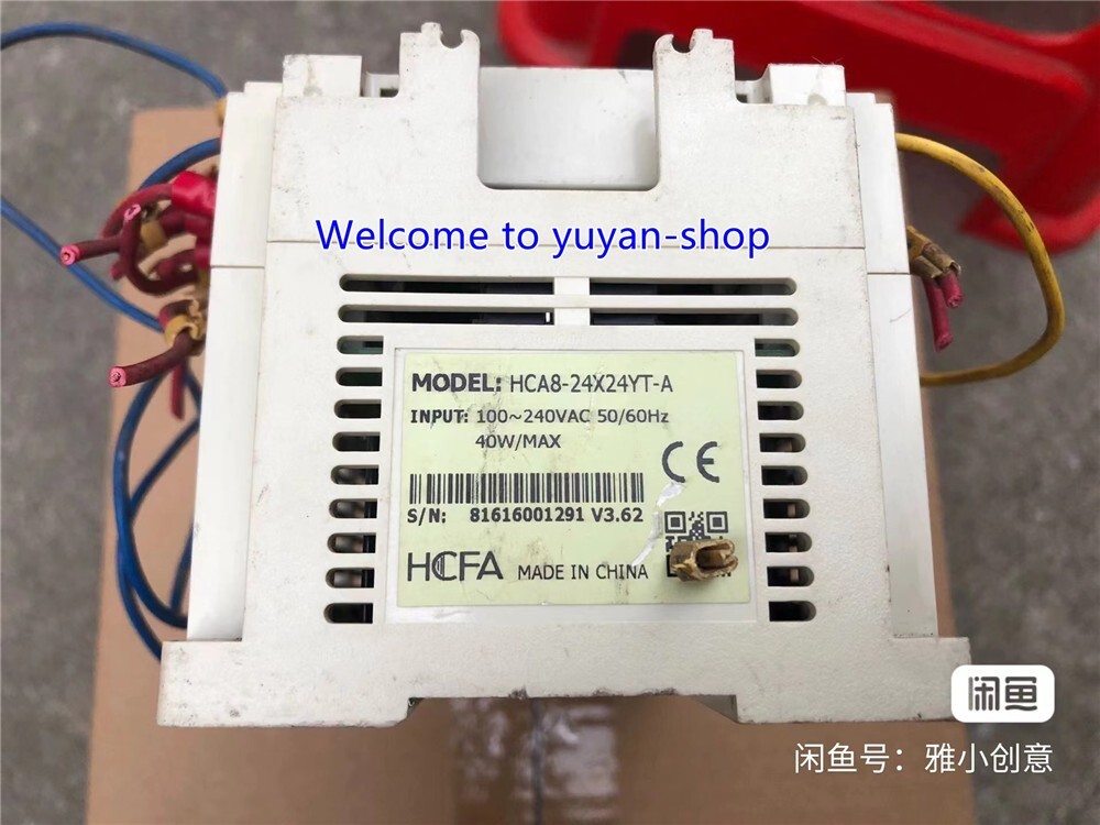 1PCS Used HCFA PLC Programmable controller HCA8-24X24YT-A Tested #T1942 YS