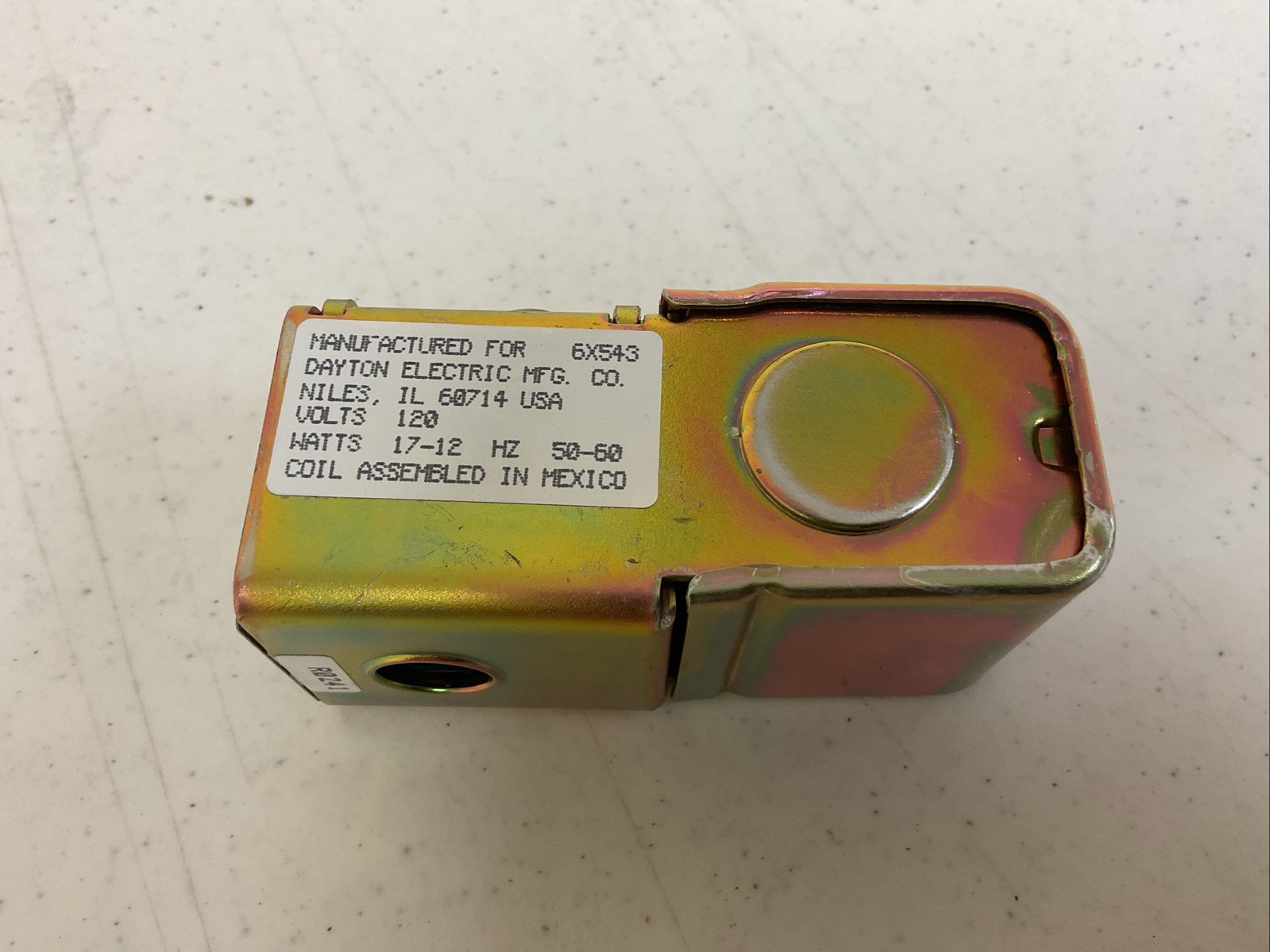 NEW DAYTON 6X543 SOLENOID COILS 120 VOLTS 50-60 HZ 6” LEADS, FREE SHIPPING