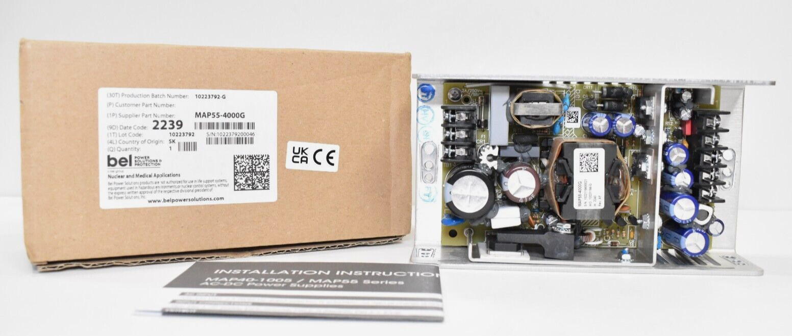 Bel Power MAP55-4000G DC Power Supply New