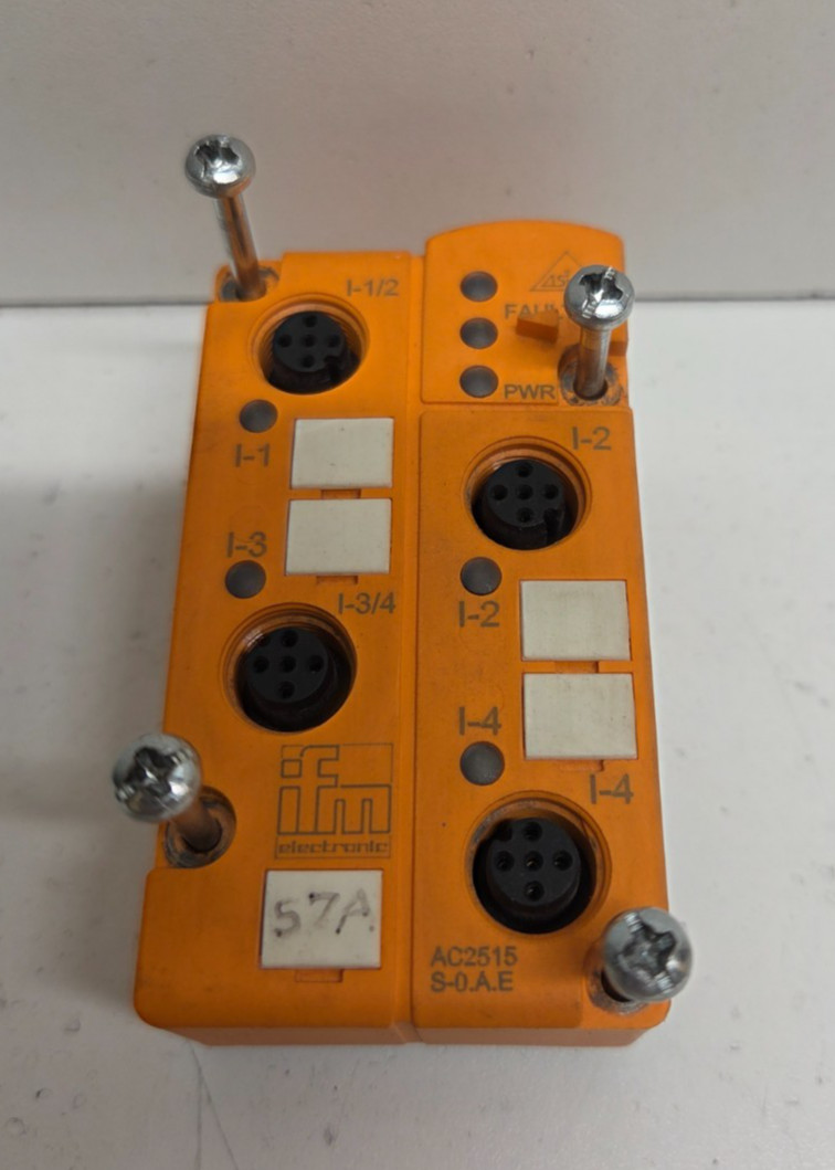 GUARANTEED! IFM EFECTOR 4 POINT INPUT MODULE AC2515