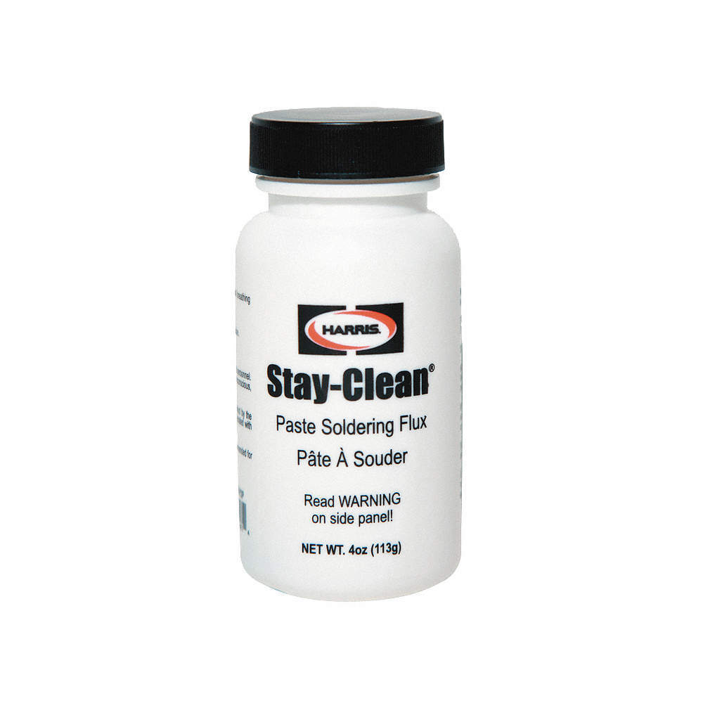 HARRIS SCPF4POP HARRIS 4oz Brush Cap Jar Solder Paste 3JXE8