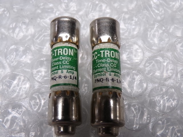 CC-TRON FNQ-R-6-1/4 FUSE LOT OF 2 NSNP
