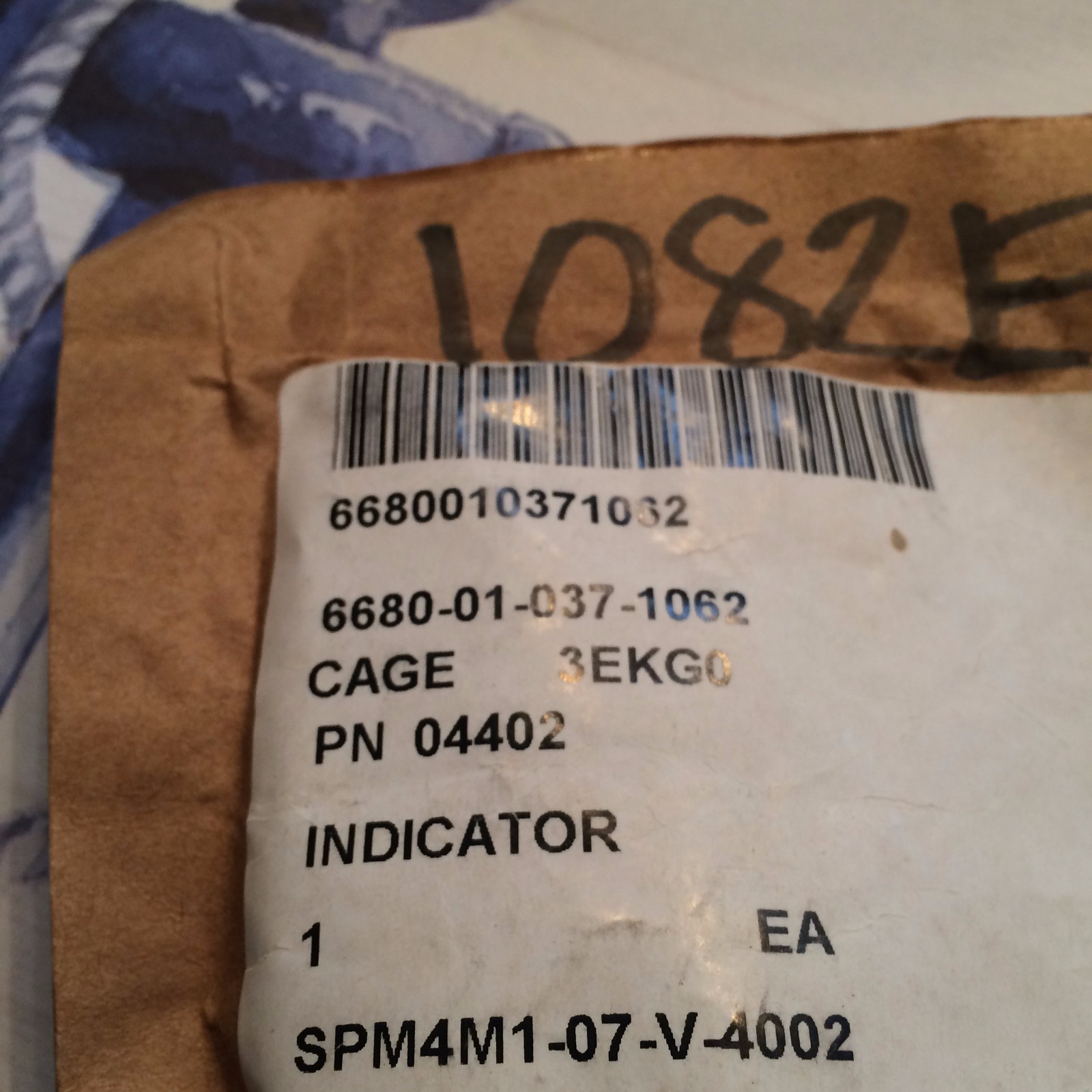 GITS MFG. CO. 04402 PORTHOLE GAUGE WITH OPEN BACK BW50 NSN: 680 01 037 1062