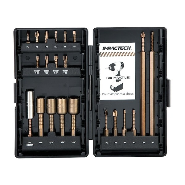 Vega P21-1Db 21 Piece Screwdriver Bit Set, 1/4″
