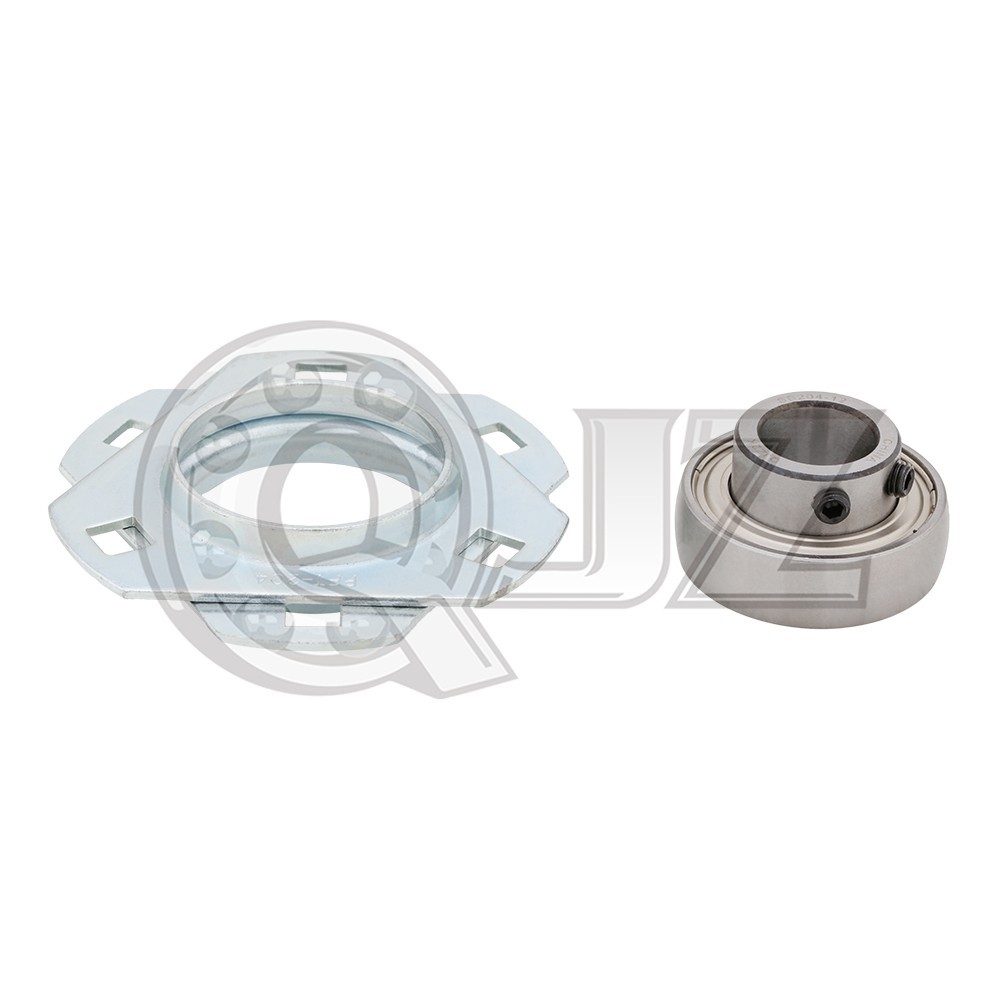 [Qty.1] SBPFT204-12-0.757 3-Bolt Pressed Steel Triangular Housing 0.757 in Bore