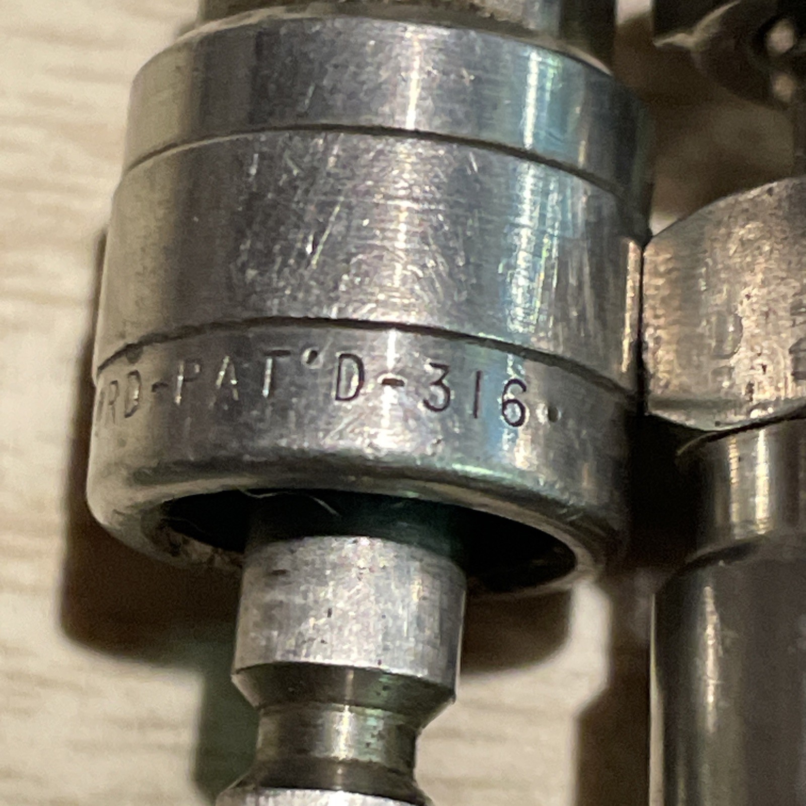 SWAGELOK PAT’D 316 SS QUICK CONNECT SET (14”tube) Preowned