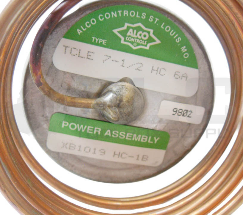NEW ALCO TCLE 7-1/2 HC THERMO EXPANSION VALVE -20DEG F 50DEG F 5′ 6A