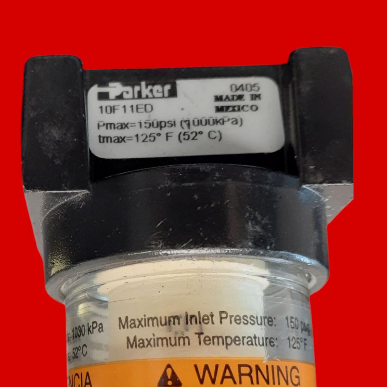 Parker 10F11ED 1/4″ Port, 20 CFM Coalescing Filter