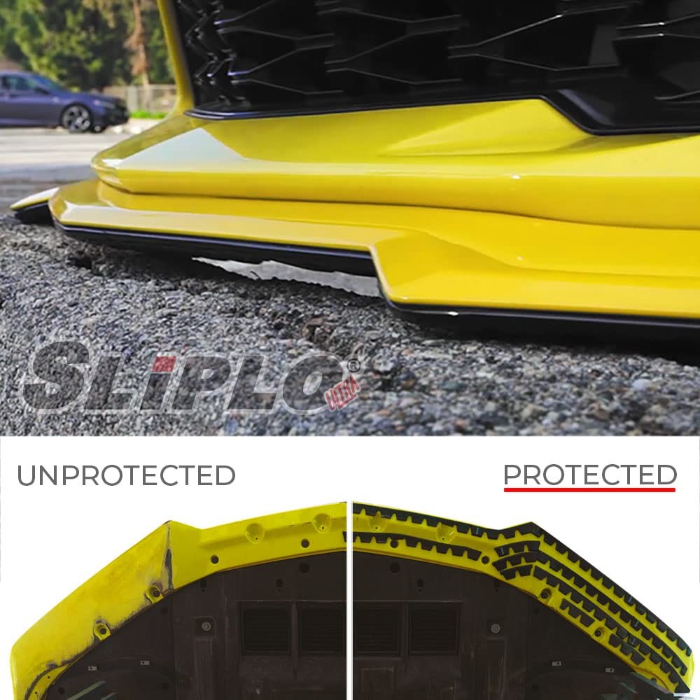 8 Pack SLIPLO Ultra Universal Front Bumper Scrape Guard Skid Plate Bumper Fro…