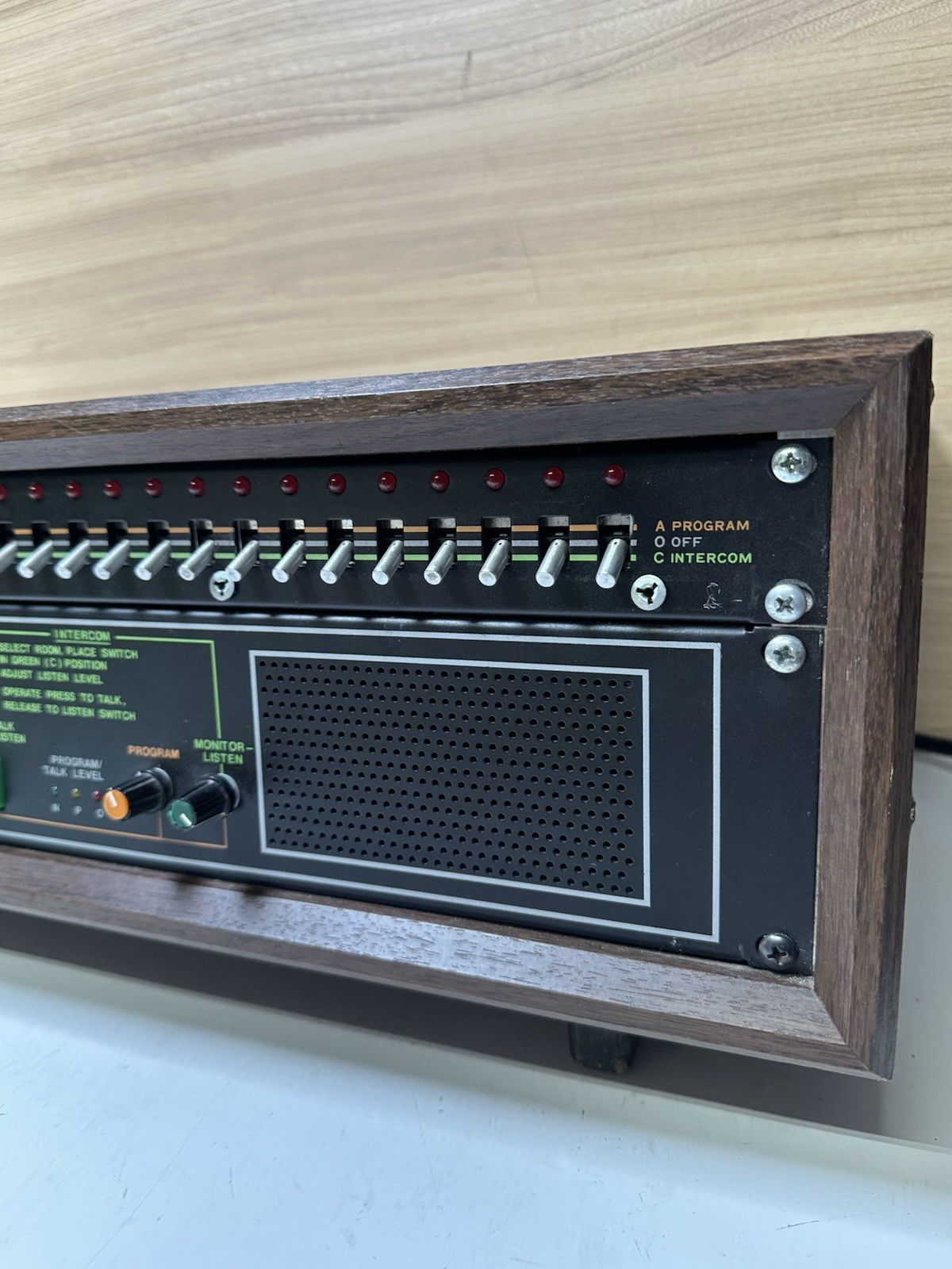 BOGEN SBA 225 Master Control Console with MCP 35A Intercom System (UNTESTED)