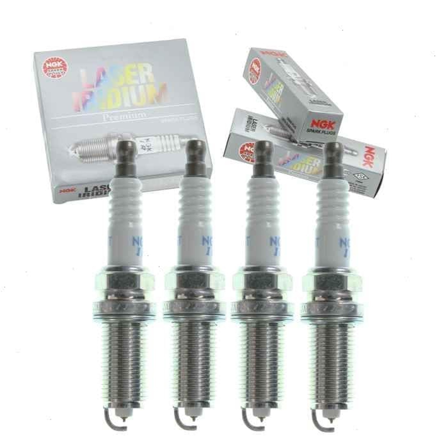 4 pc NGK Laser Iridium Spark Plugs compatible with Toyota Camry 2.5L L4 2010-…